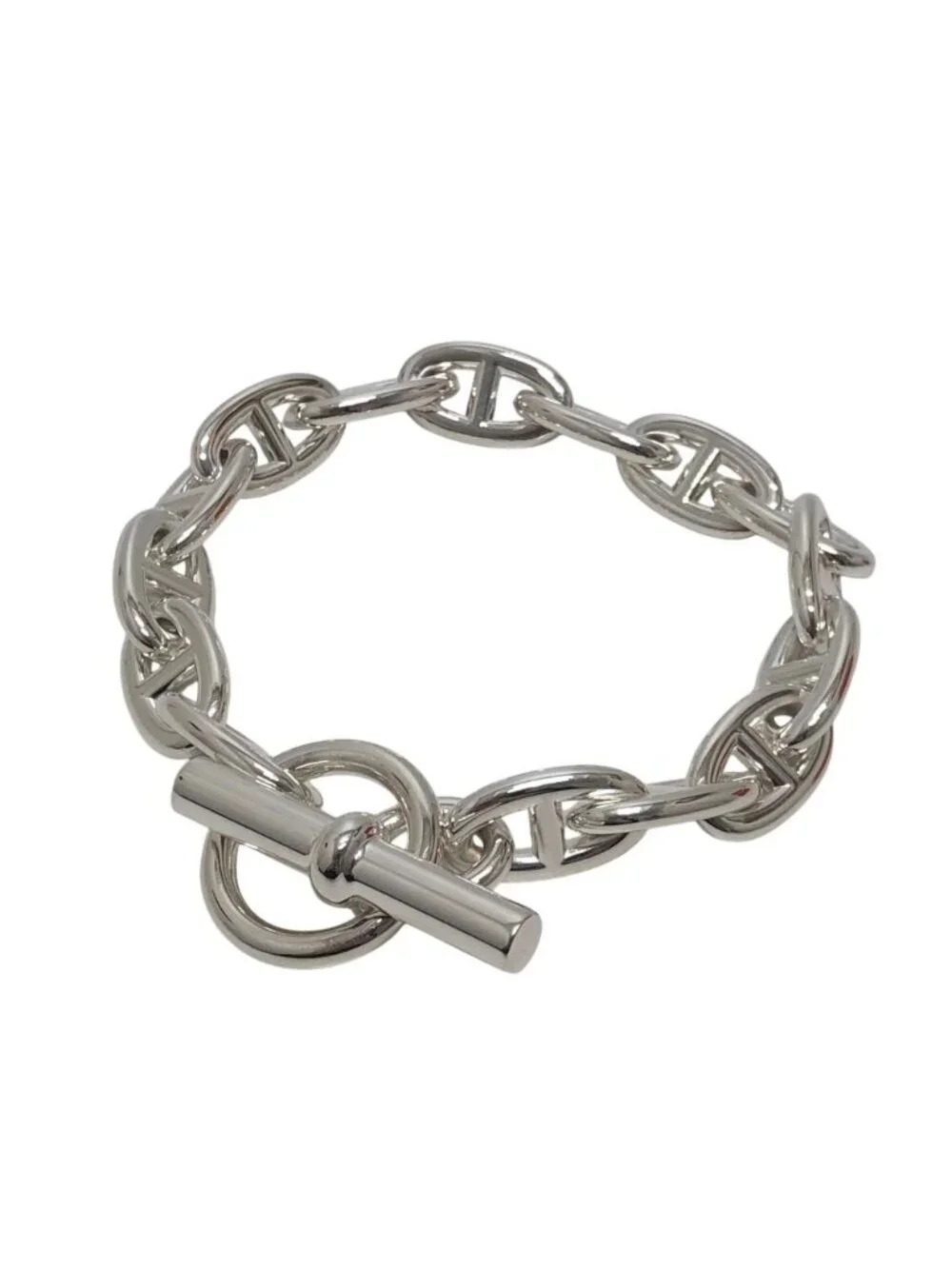 Hermes Bracelet Chaine D'ancre GM Silver